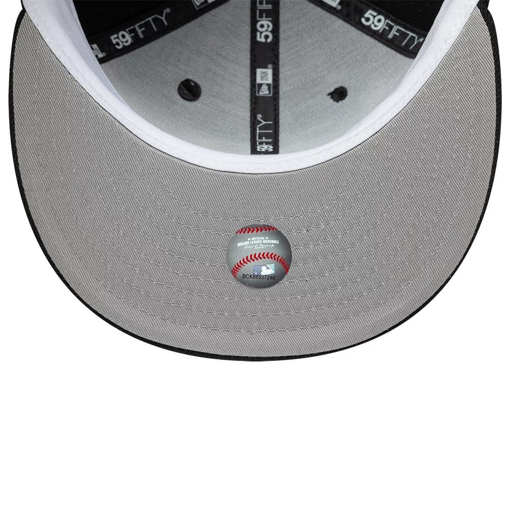 Tampa Bay Rays MLB Icon Black 59FIFTY Fitted Cap