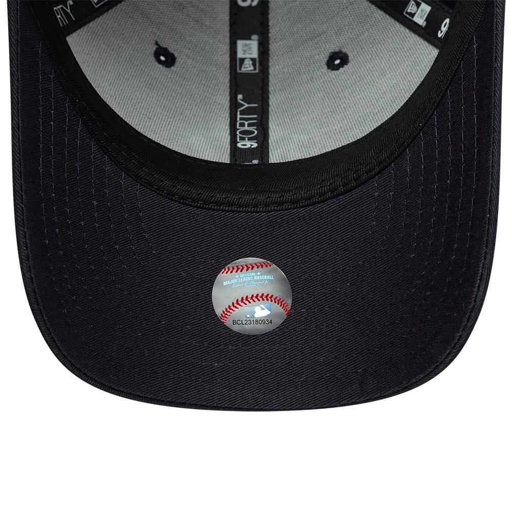 New York Yankees MLB Side Script Navy 9FORTY M-Crown Adjustable Cap