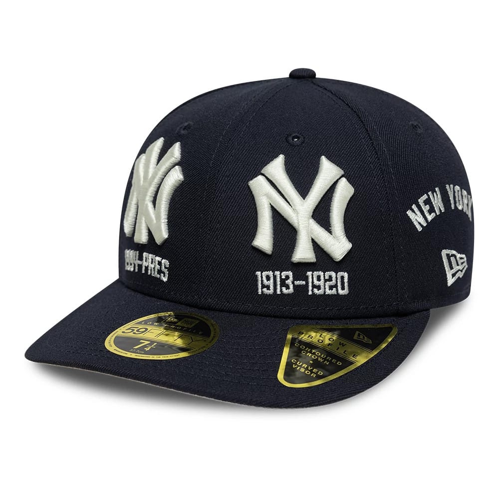New York Yankees MLB Historic Navy Low Profile 59FIFTY Fitted Cap