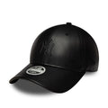 Yankees Womens MLB Diamante PU Black 9FORTY M-Crown Adjustable Cap