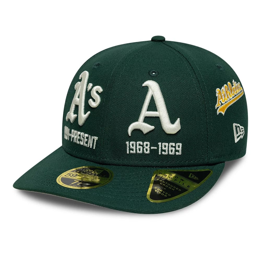 Athletics MLB Historic Dark Green Low Profile 59FIFTY Fitted Cap