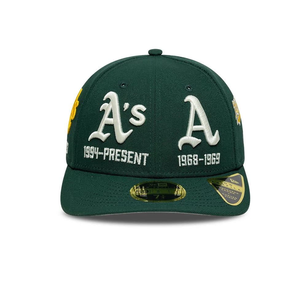 Athletics MLB Historic Dark Green Low Profile 59FIFTY Fitted Cap