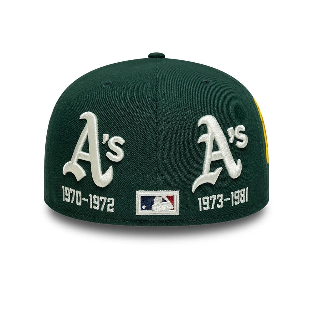 Athletics MLB Historic Dark Green Low Profile 59FIFTY Fitted Cap