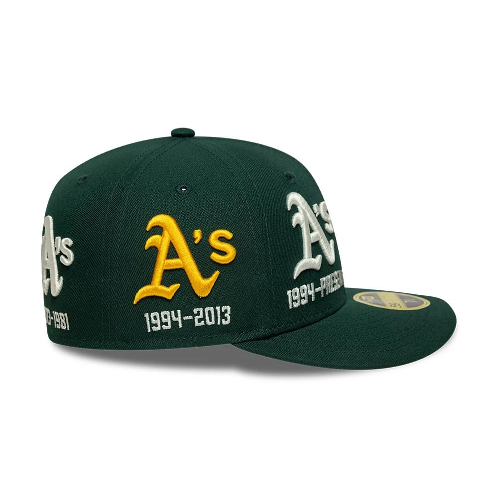 Athletics MLB Historic Dark Green Low Profile 59FIFTY Fitted Cap