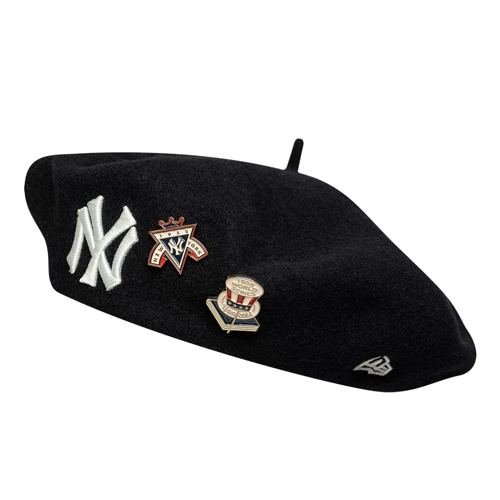 New York Yankees MLB Cooperstown Pin Black Beret