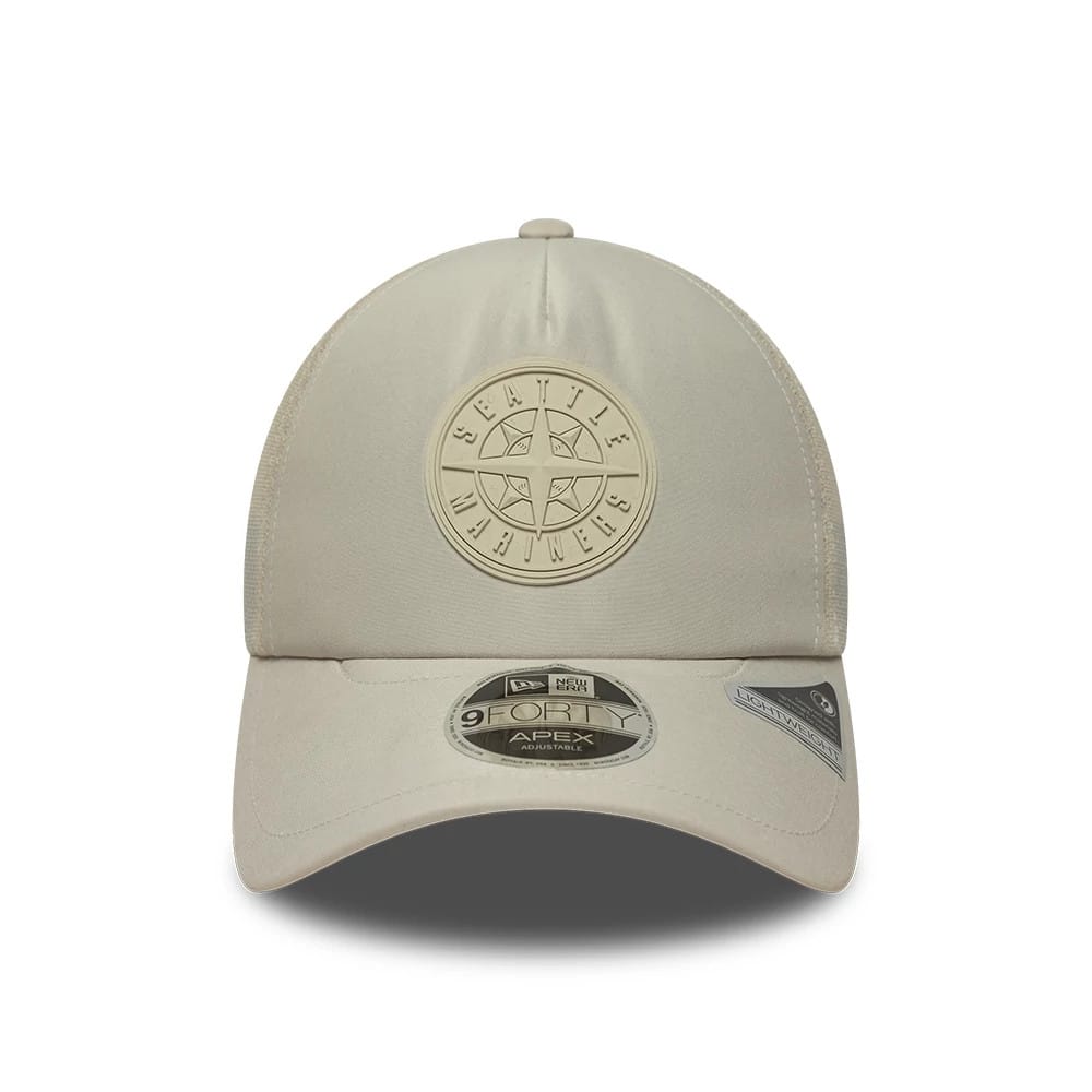Seattle Mariners MLB Sporty Cream 9FORTY Apex Adjustable Cap