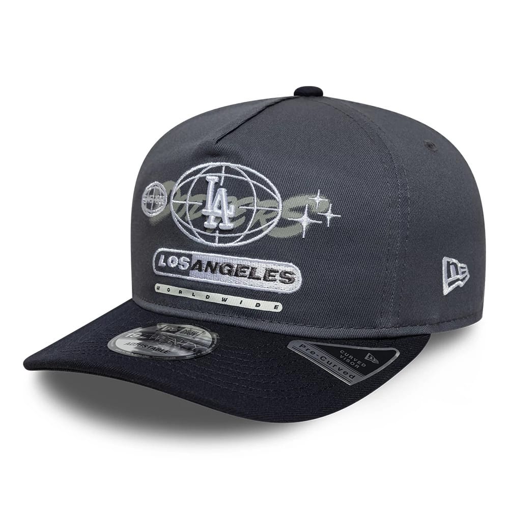 LA Dodgers MLB Graphic Grey & Black 19TWENTY Adjustable Cap