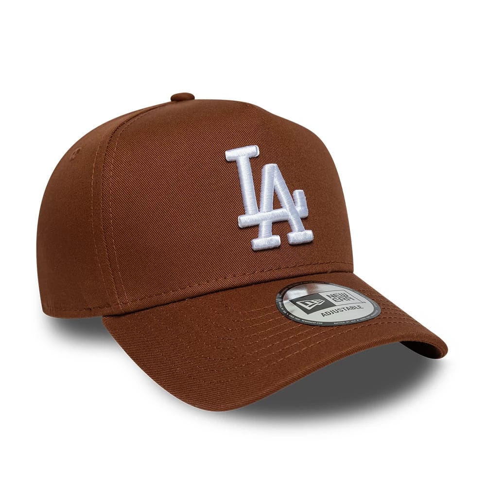 LA Dodgers MLB League Essential Brown 9FORTY E-Frame Adjustable Cap
