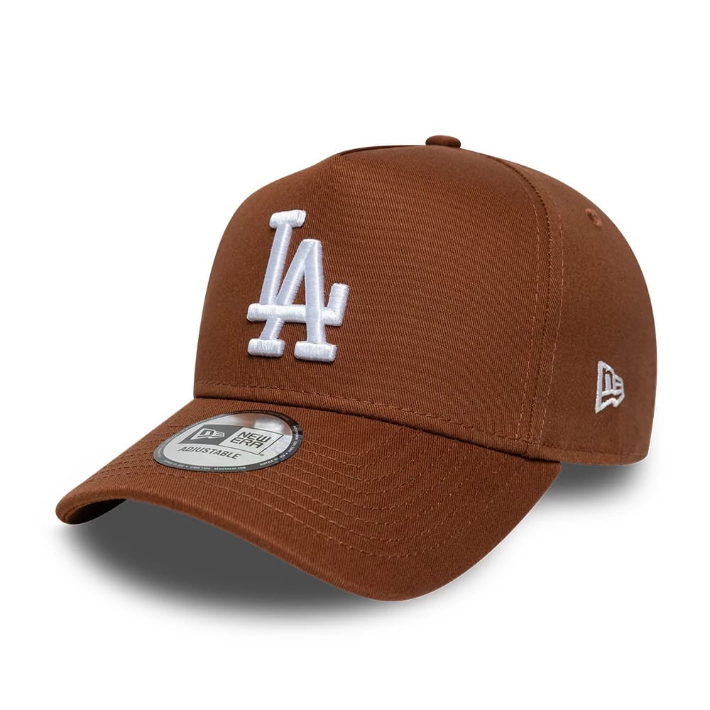 LA Dodgers MLB League Essential Brown 9FORTY E-Frame Adjustable Cap