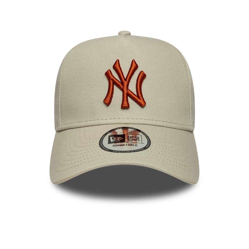 New York Yankees MLB League Essential Cream 9FORTY E-Frame Adjustable Cap
