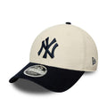 New York Yankees MLB Cord White & Black 9FORTY M-Crown Adjustable Cap