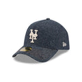 Mets MLB Herringbone Denim Navy 59FORTY A-Frame Fitted Cap