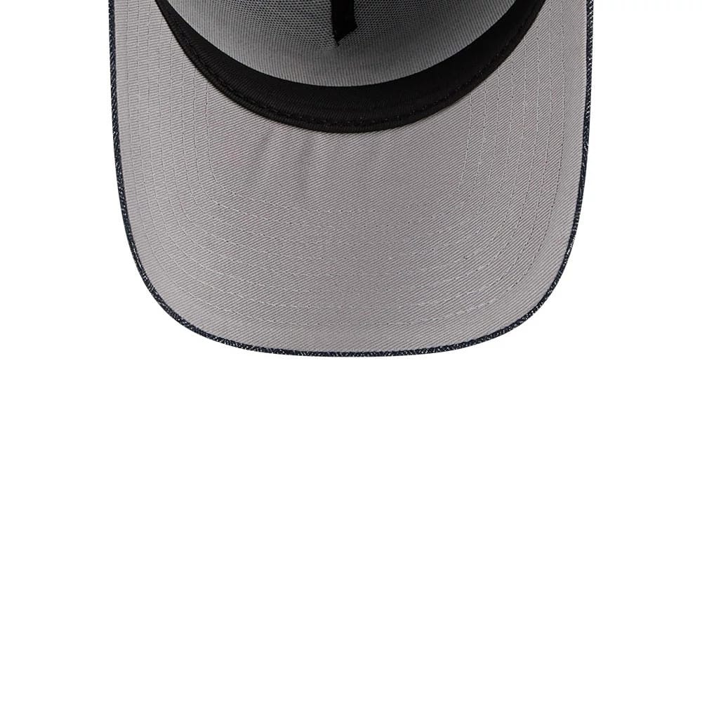 Mets MLB Herringbone Denim Navy 59FORTY A-Frame Fitted Cap