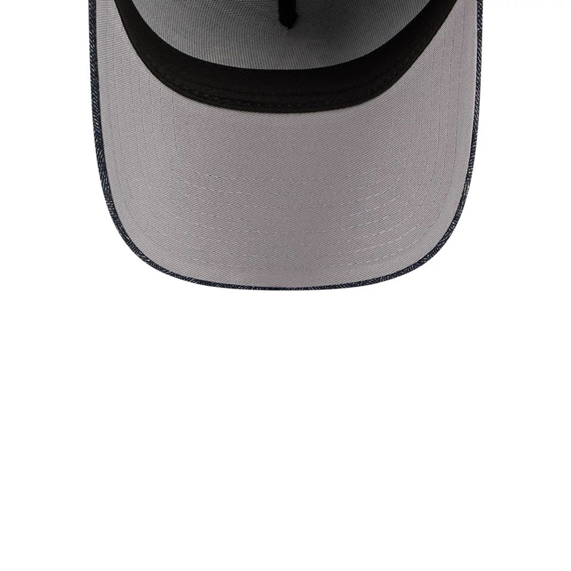 Athletics MLB Herringbone Denim Navy 59FORTY A-Frame Fitted Cap