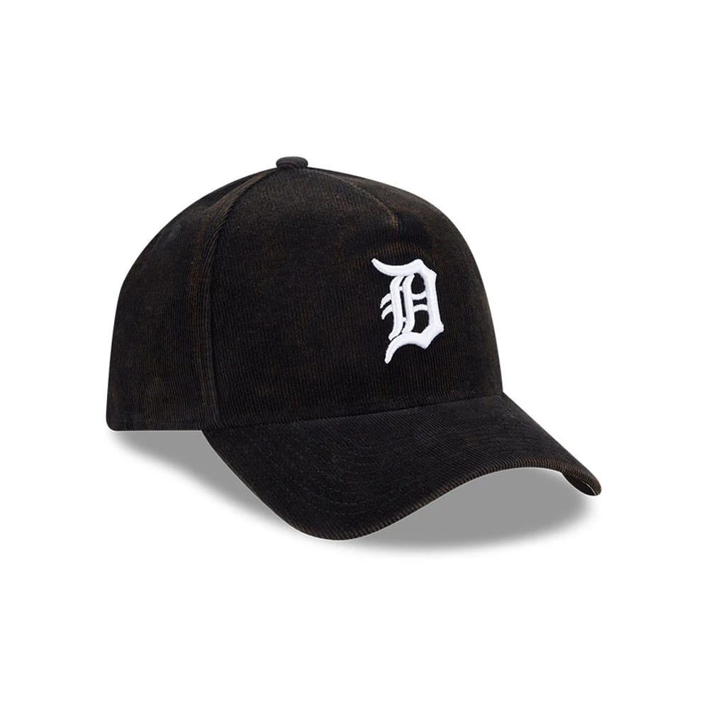 Tigers MLB Snow Wash Cord Black 59FORTY A-Frame Fitted Cap