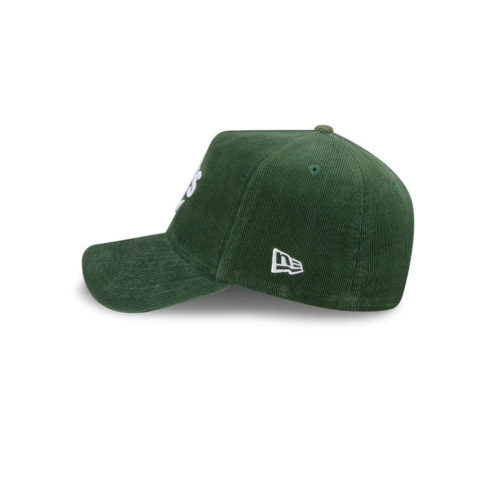 Athletics MLB Snow Wash Cord Dark Green 59FORTY A-Frame Fitted Cap