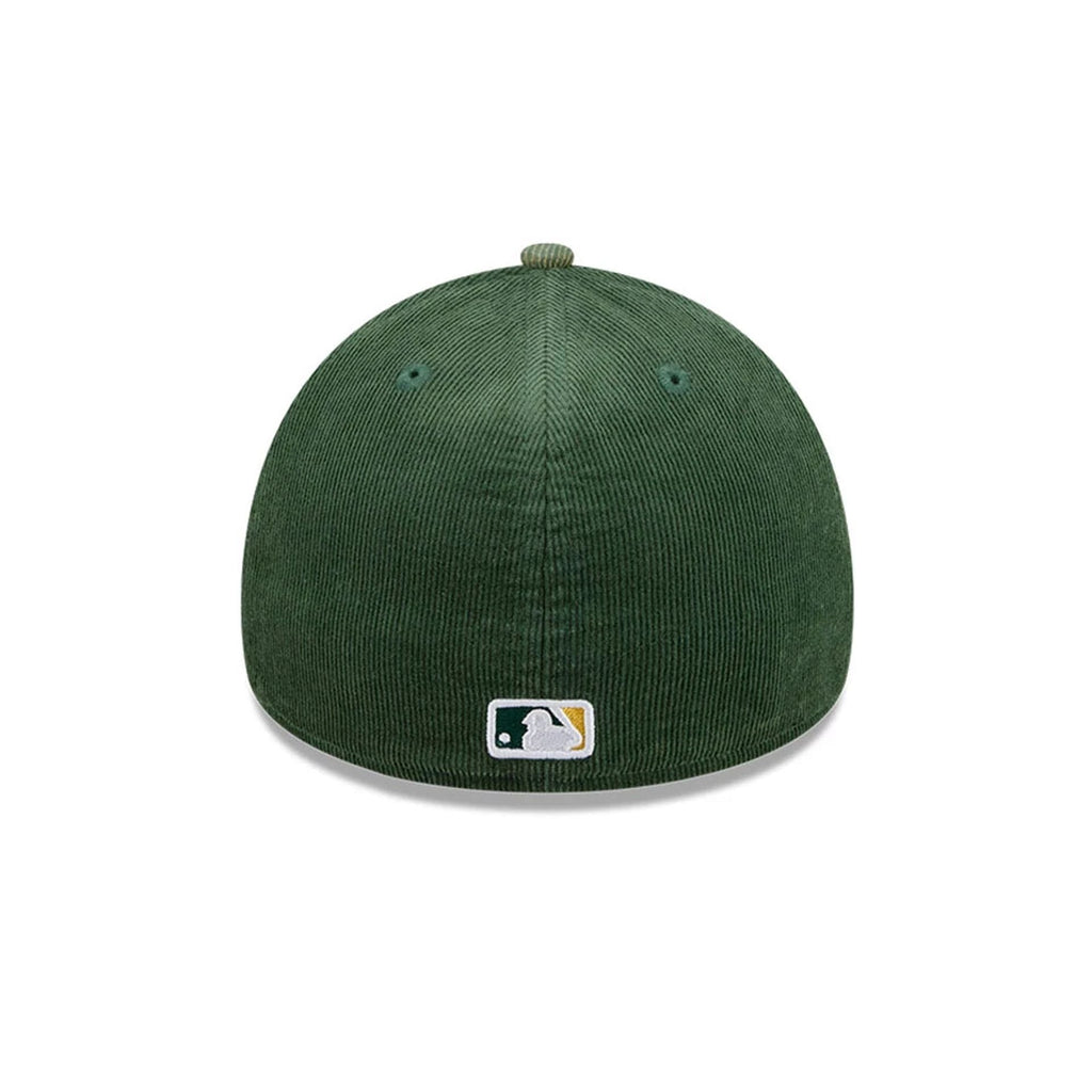 Athletics MLB Snow Wash Cord Dark Green 59FORTY A-Frame Fitted Cap