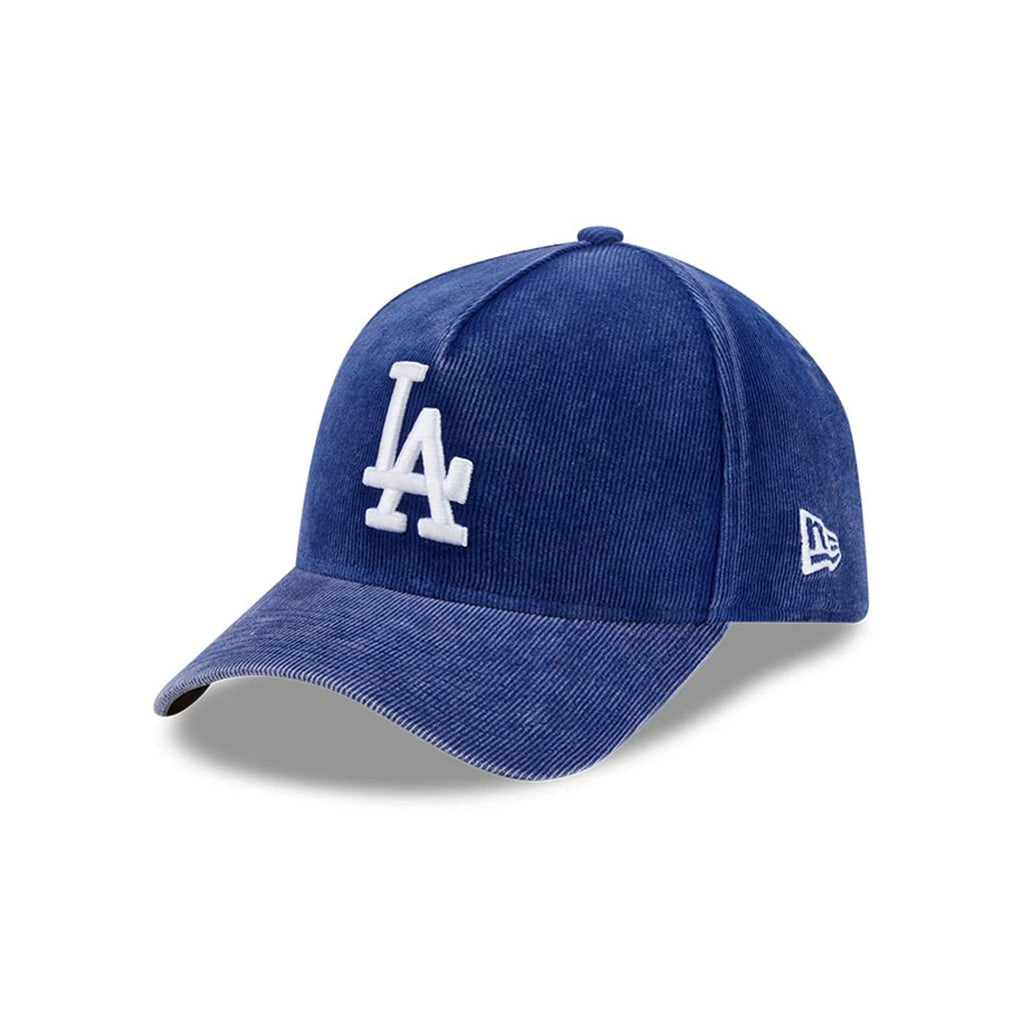 Dodgers MLB Snow Wash Cord Dark Blue 59FORTY A-Frame Fitted Cap
