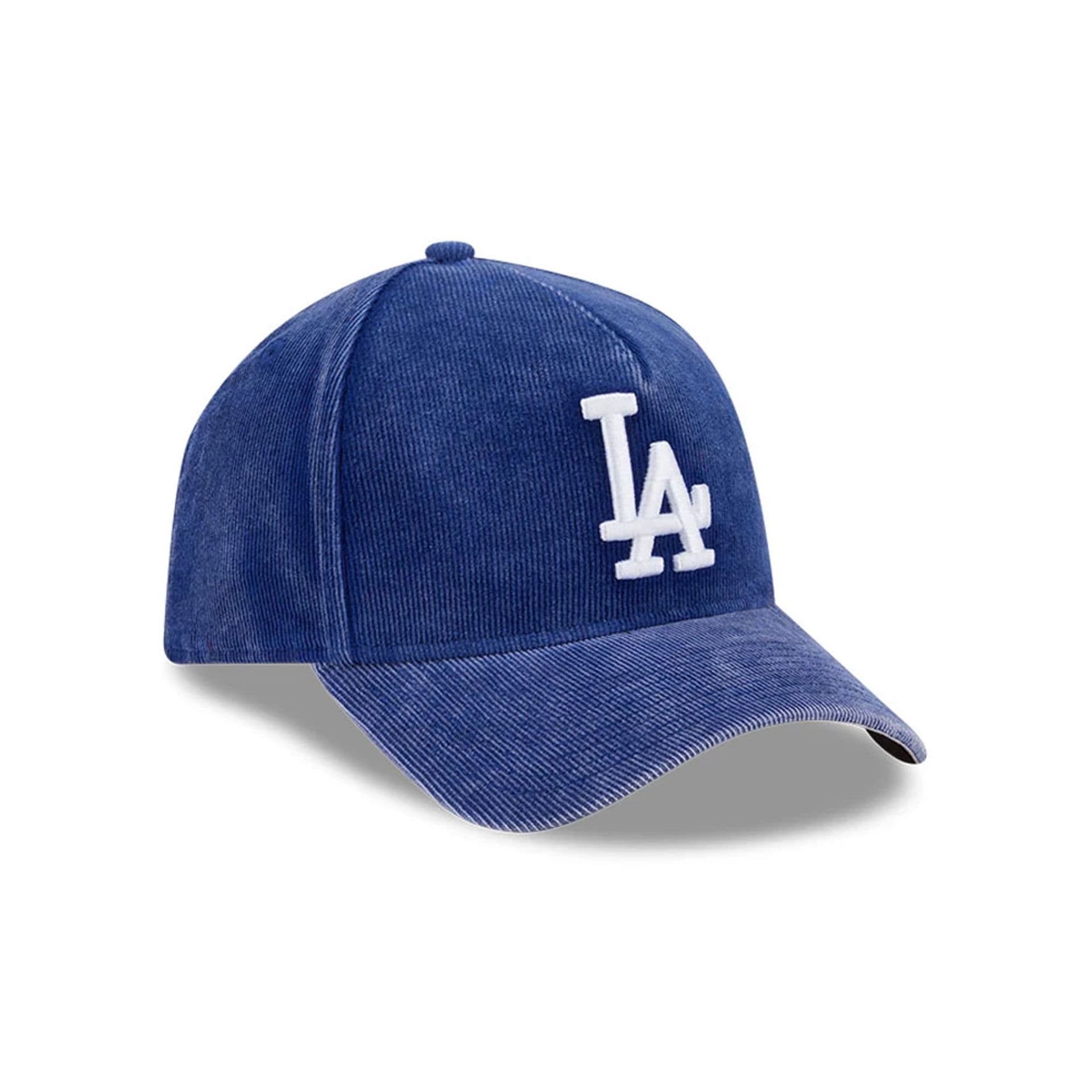 Dodgers MLB Snow Wash Cord Dark Blue 59FORTY A-Frame Fitted Cap