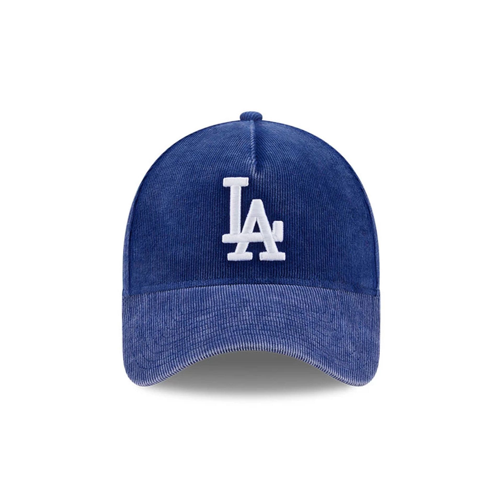 Dodgers MLB Snow Wash Cord Dark Blue 59FORTY A-Frame Fitted Cap