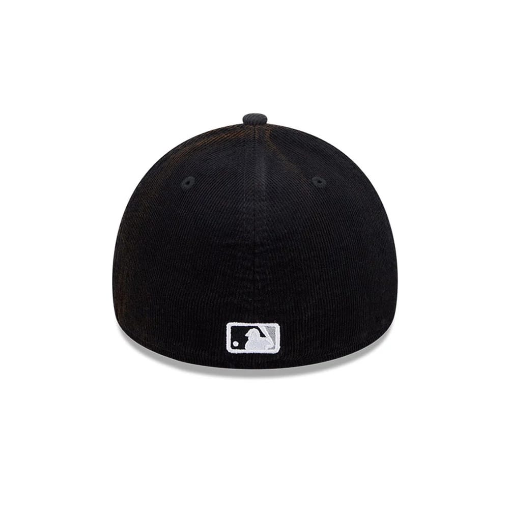 White Sox MLB Snow Wash Cord Black 59FORTY A-Frame Fitted Cap