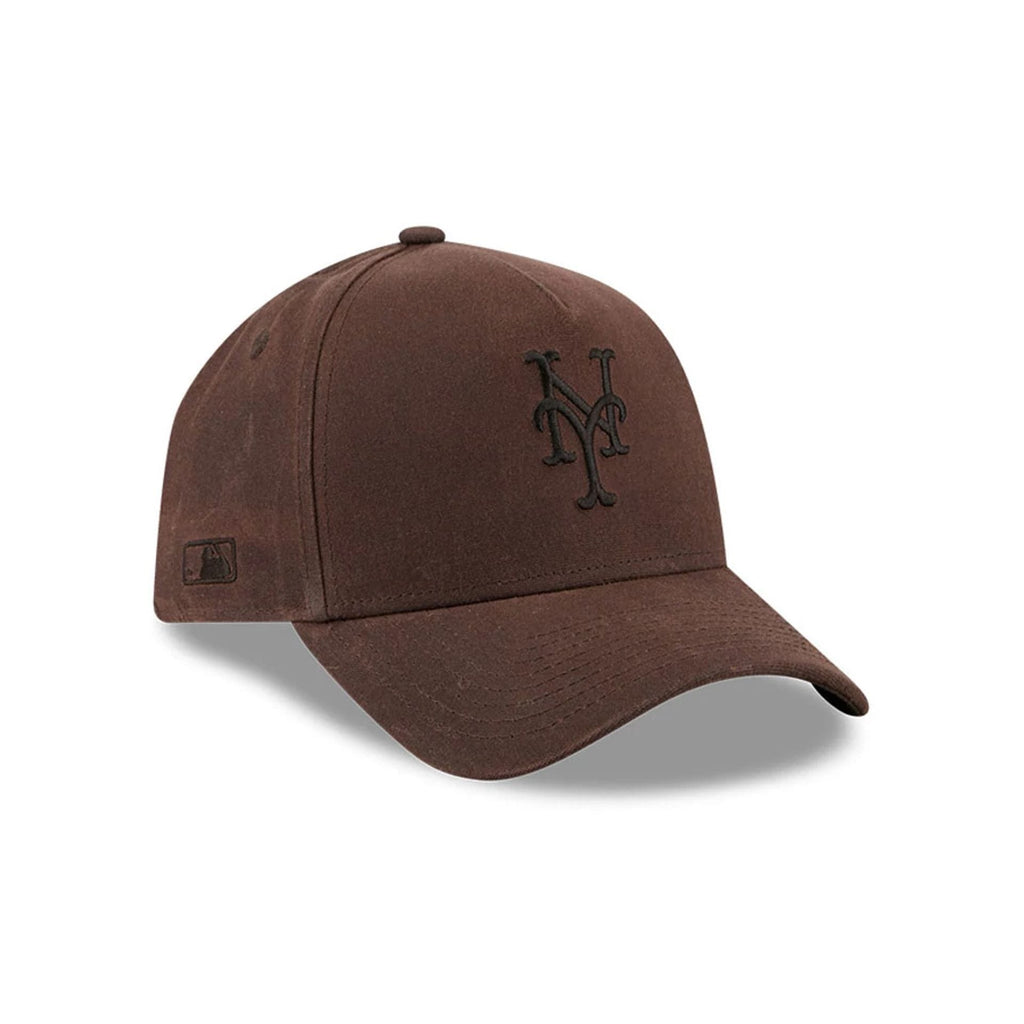Mets MLB Waxy Canvas Open Brown 59FORTY A-Frame Fitted Cap