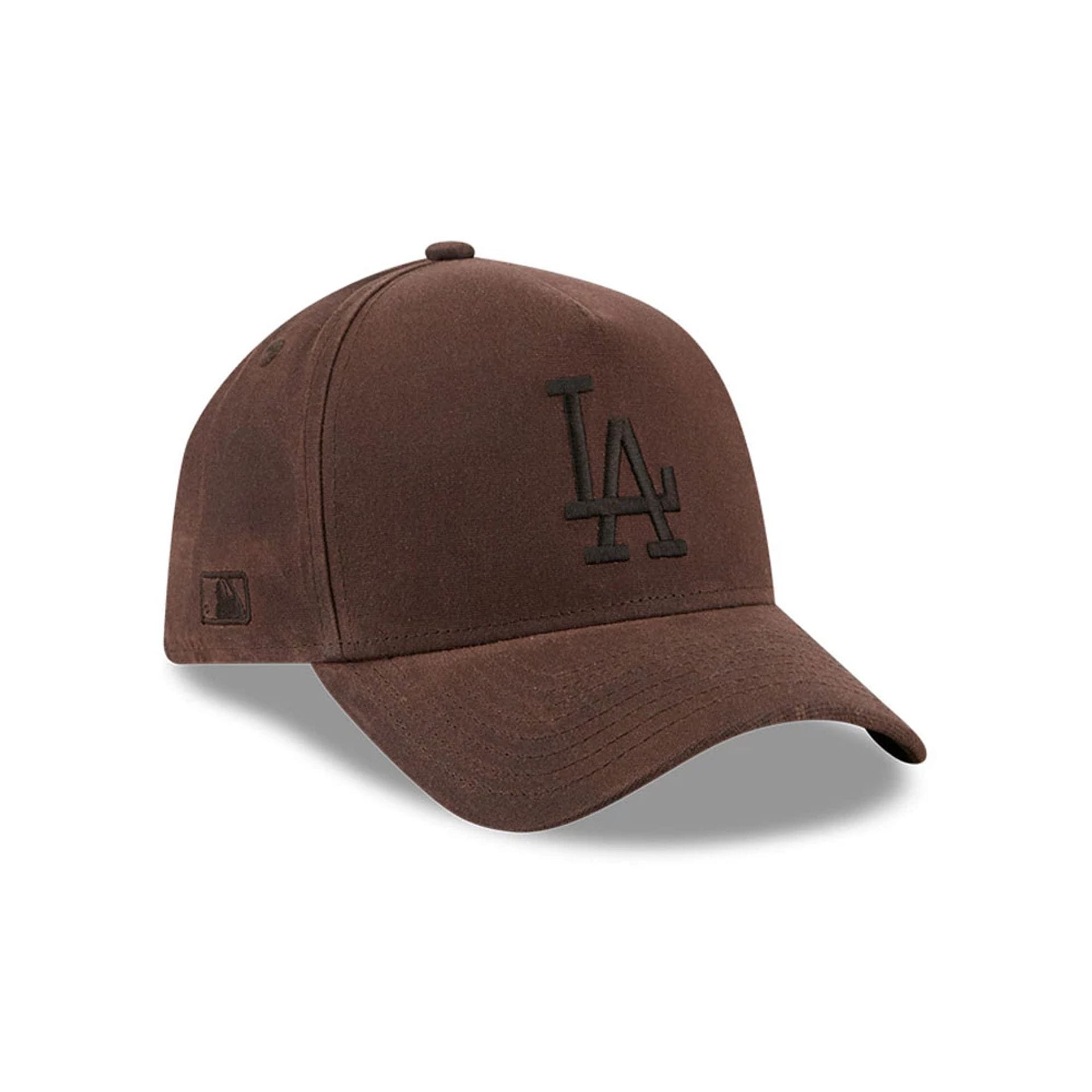 Dodgers MLB Waxy Canvas Open Brown 59FORTY A-Frame Fitted Cap