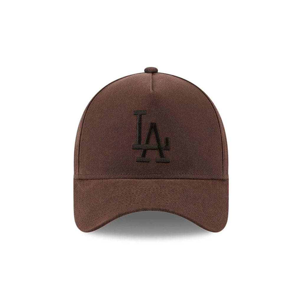 Dodgers MLB Waxy Canvas Open Brown 59FORTY A-Frame Fitted Cap
