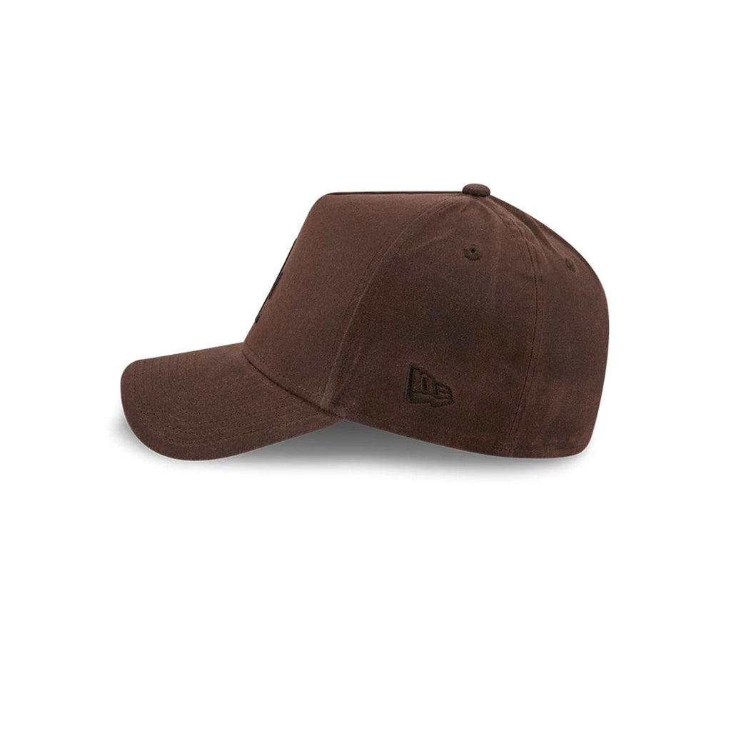 Dodgers MLB Waxy Canvas Open Brown 59FORTY A-Frame Fitted Cap