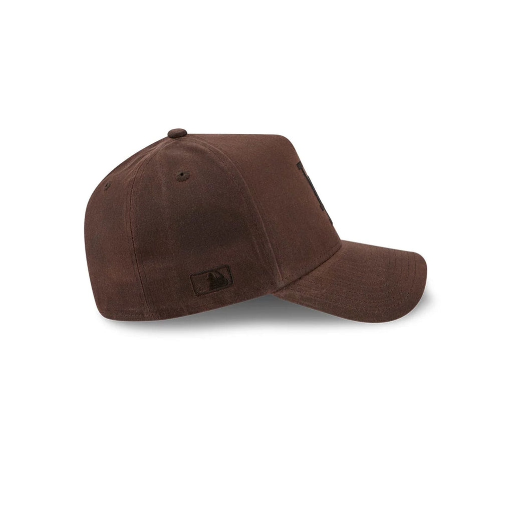 Dodgers MLB Waxy Canvas Open Brown 59FORTY A-Frame Fitted Cap