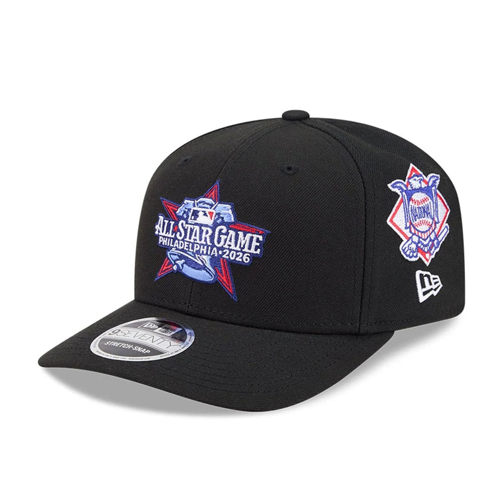 Phillies MLB All Star Game Black 9SEVENTY Stretch Snap Adjustable Cap