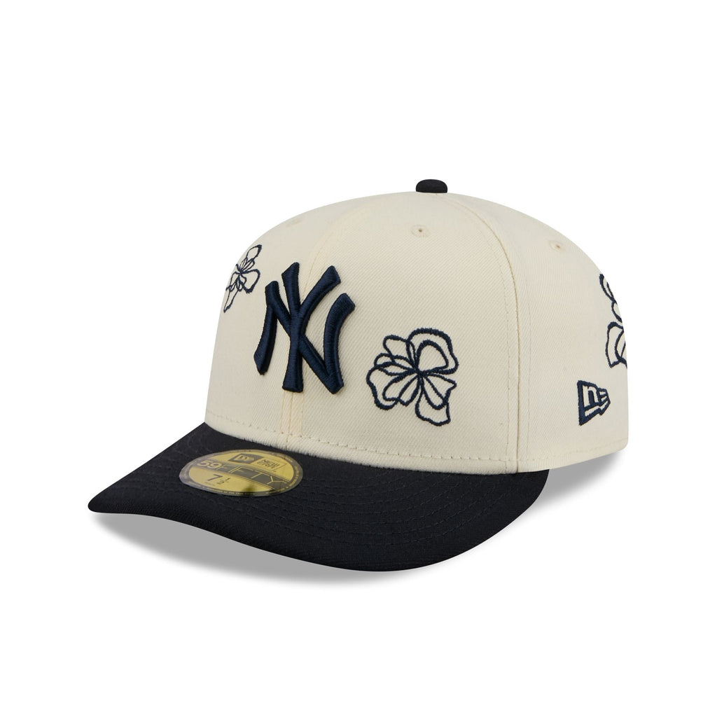 New York Yankees Floral Outline 59FIFTY Fitted Hat