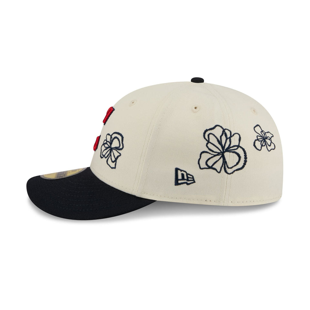 Cleveland Guardians Floral Outline 59FIFTY Fitted Hat