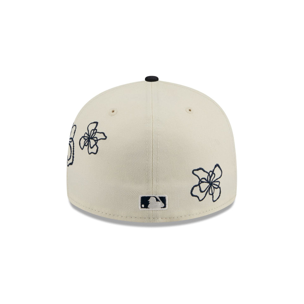 Cleveland Guardians Floral Outline 59FIFTY Fitted Hat