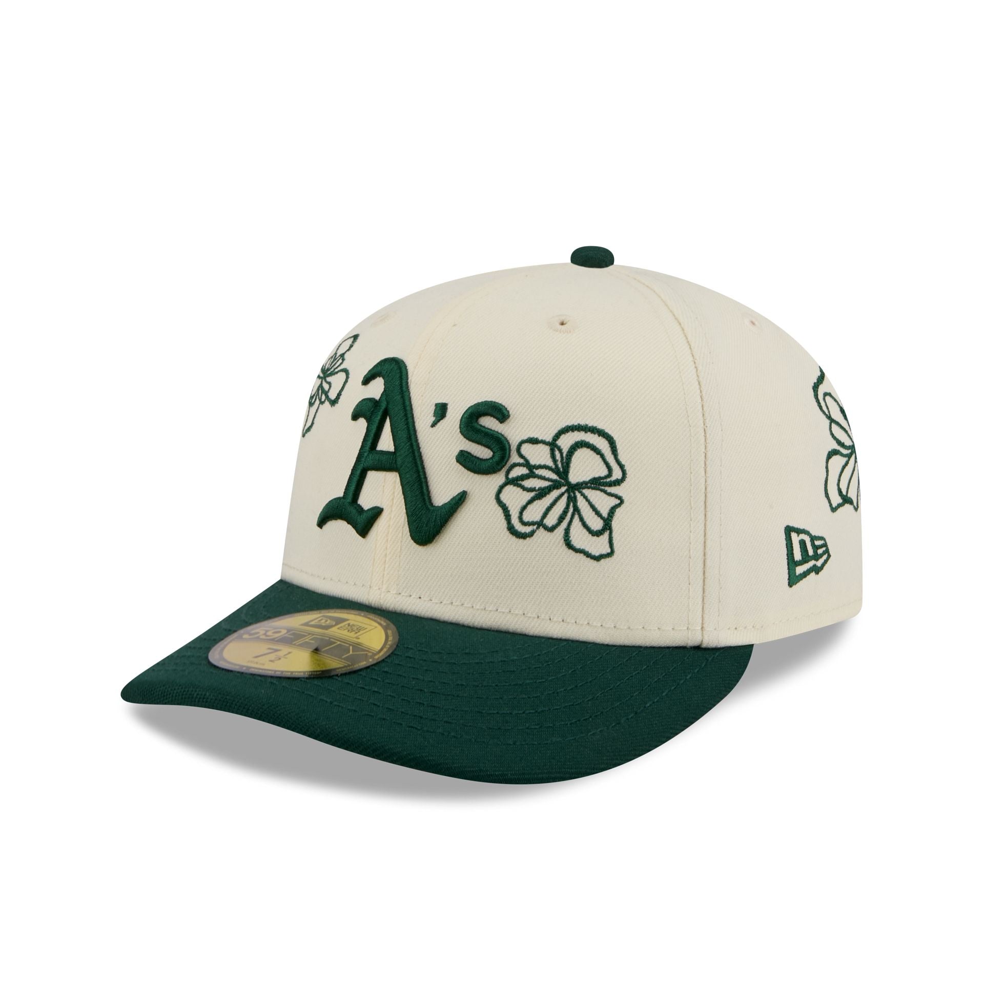 Athletics Floral Outline 59FIFTY Fitted Hat