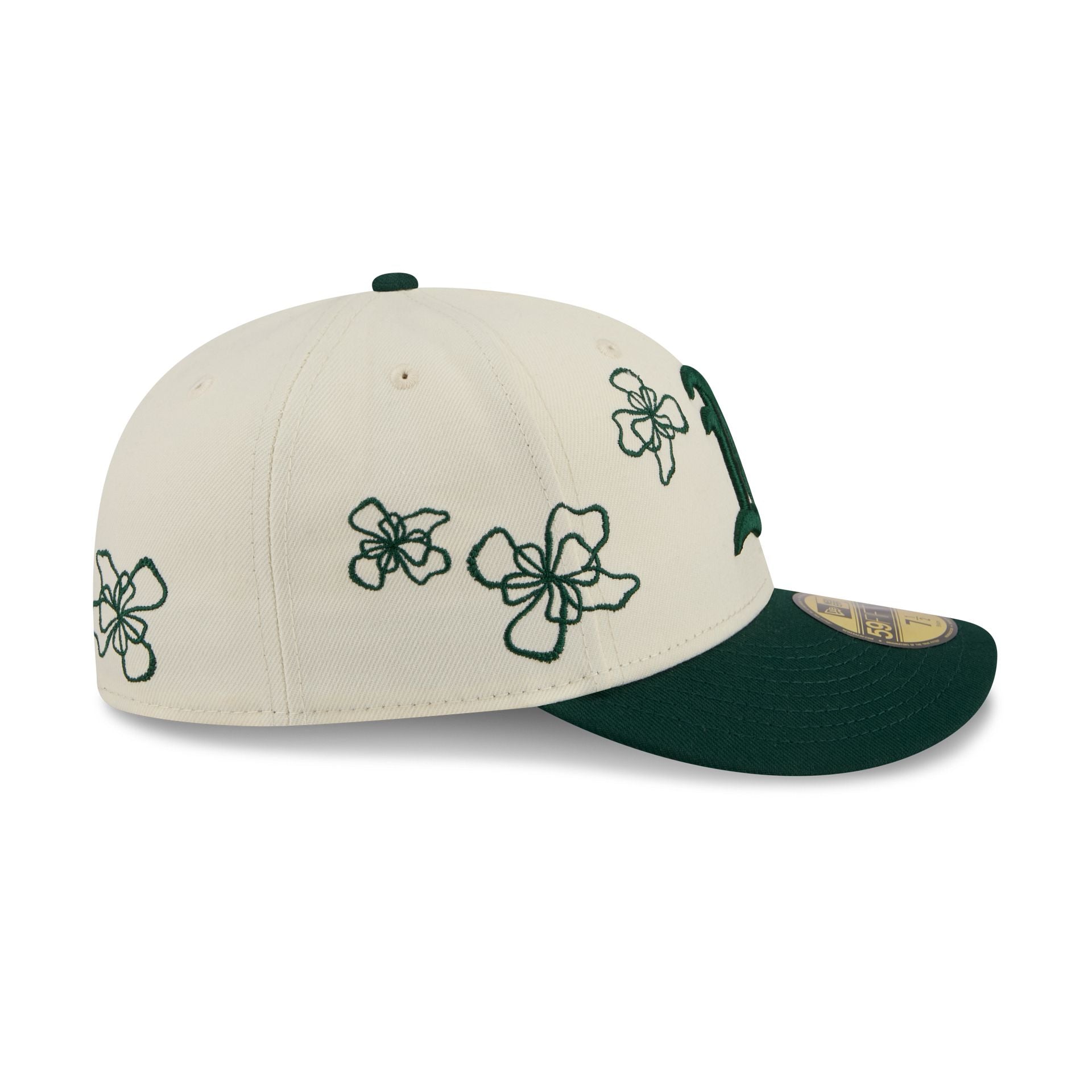 Athletics Floral Outline 59FIFTY Fitted Hat