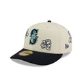 Seattle Mariners Floral Outline 59FIFTY Fitted Hat