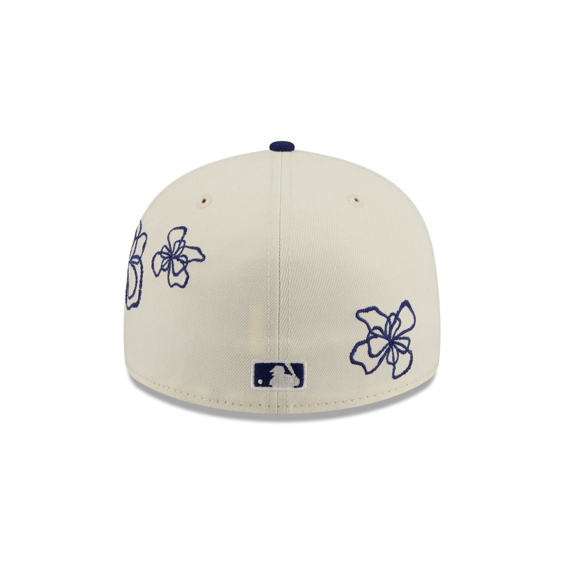 Los Angeles Dodgers Floral Outline 59FIFTY Fitted Hat