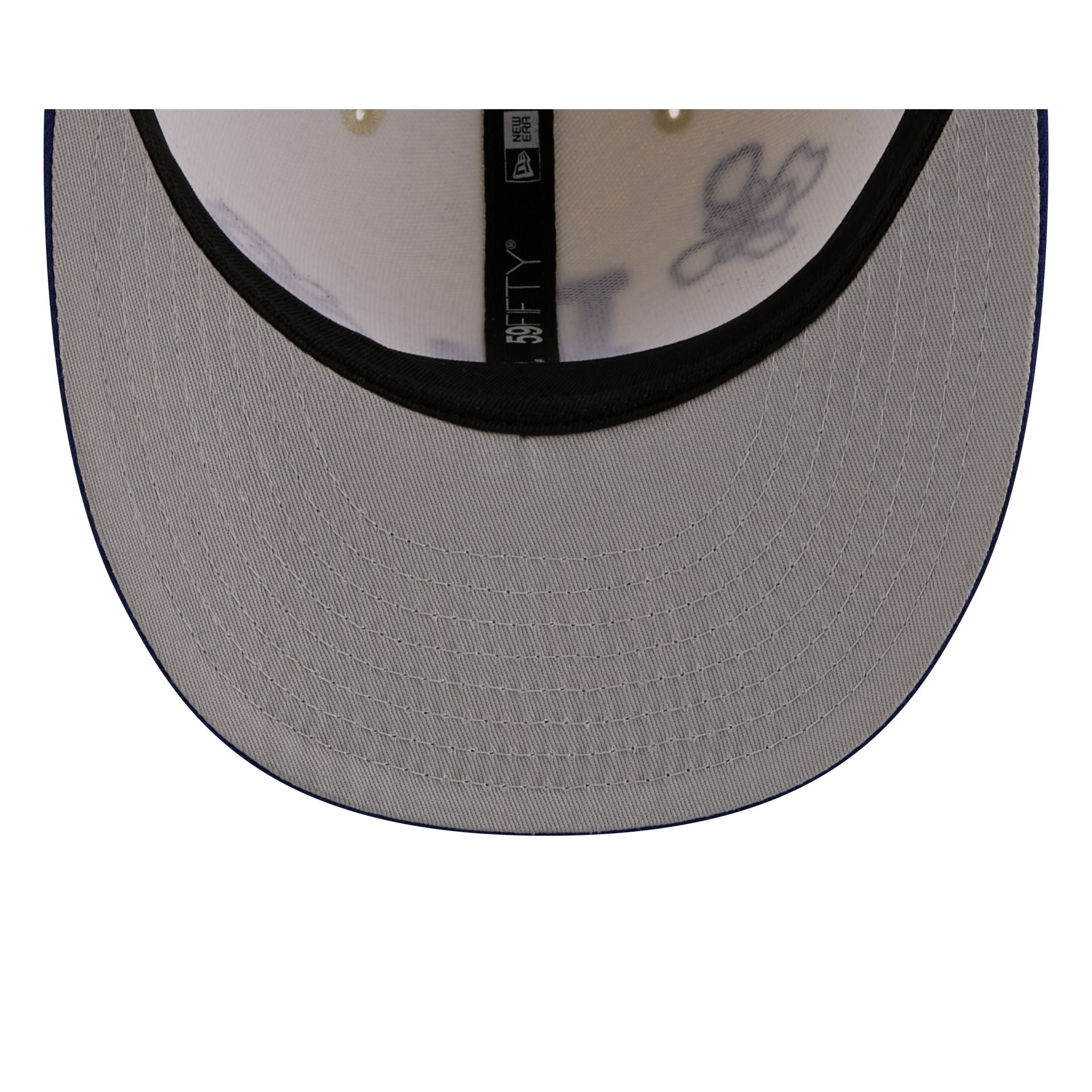 Los Angeles Dodgers Floral Outline 59FIFTY Fitted Hat