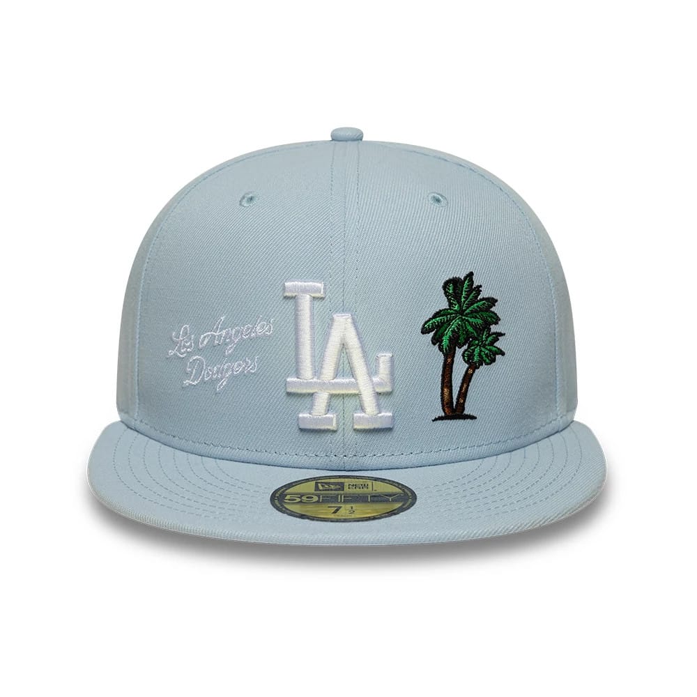 LA Dodgers MLB City Icon Pastel Blue 59FIFTY Fitted Cap