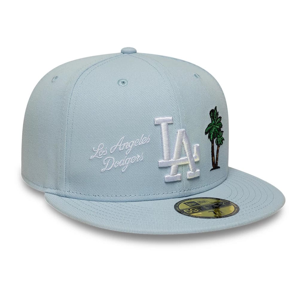 LA Dodgers MLB City Icon Pastel Blue 59FIFTY Fitted Cap