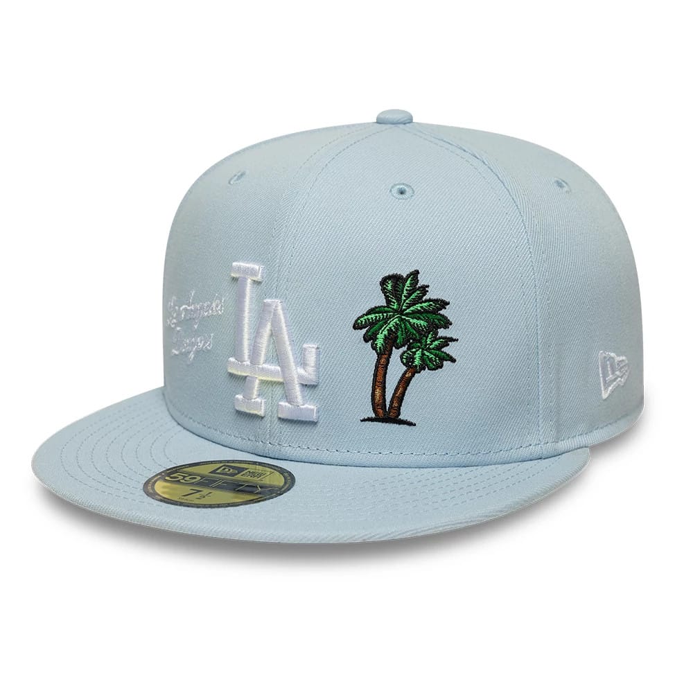 LA Dodgers MLB City Icon Pastel Blue 59FIFTY Fitted Cap
