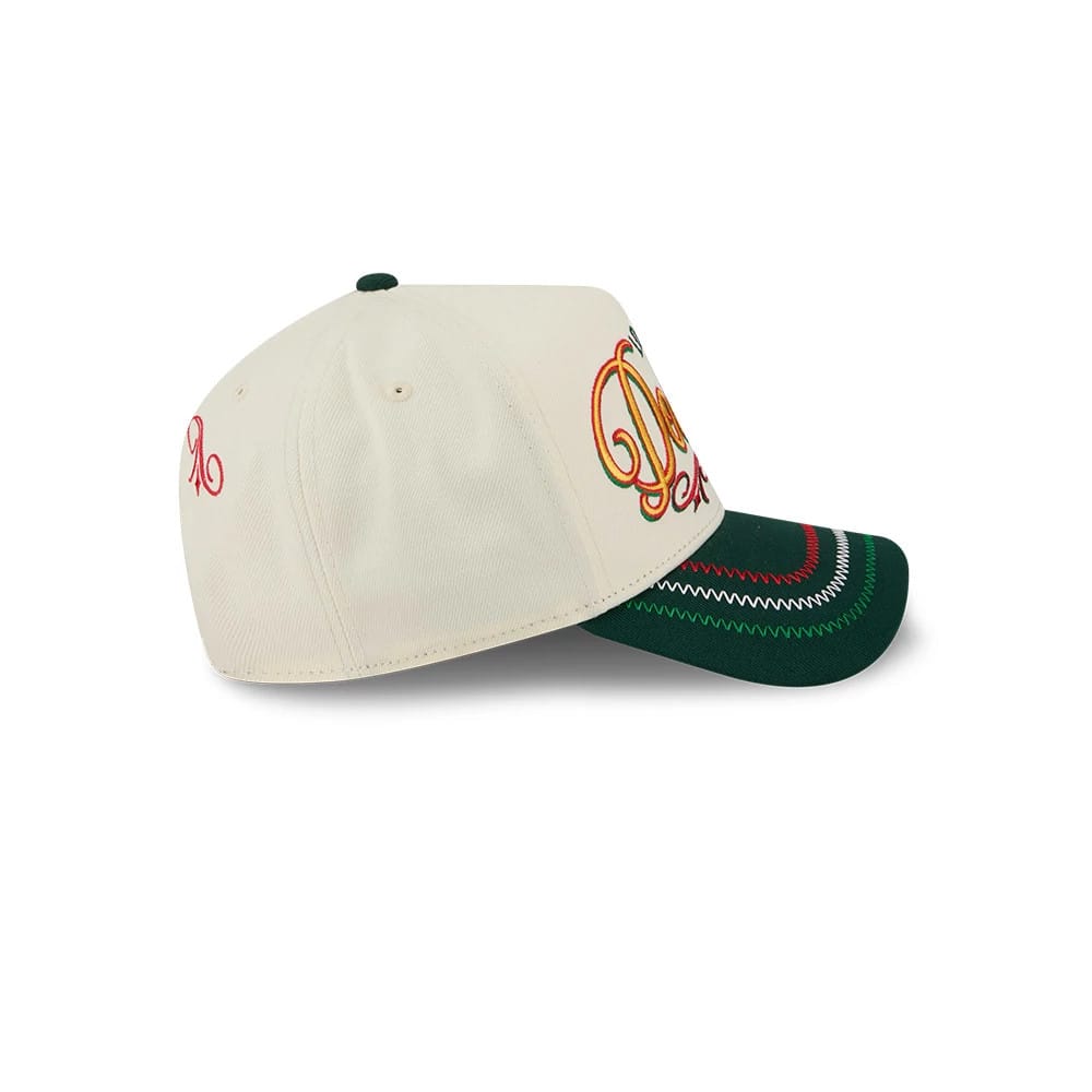 LA Dodgers MLB Cinco De Mayo Cream & Green 9FORTY A-Frame Adjustable Cap