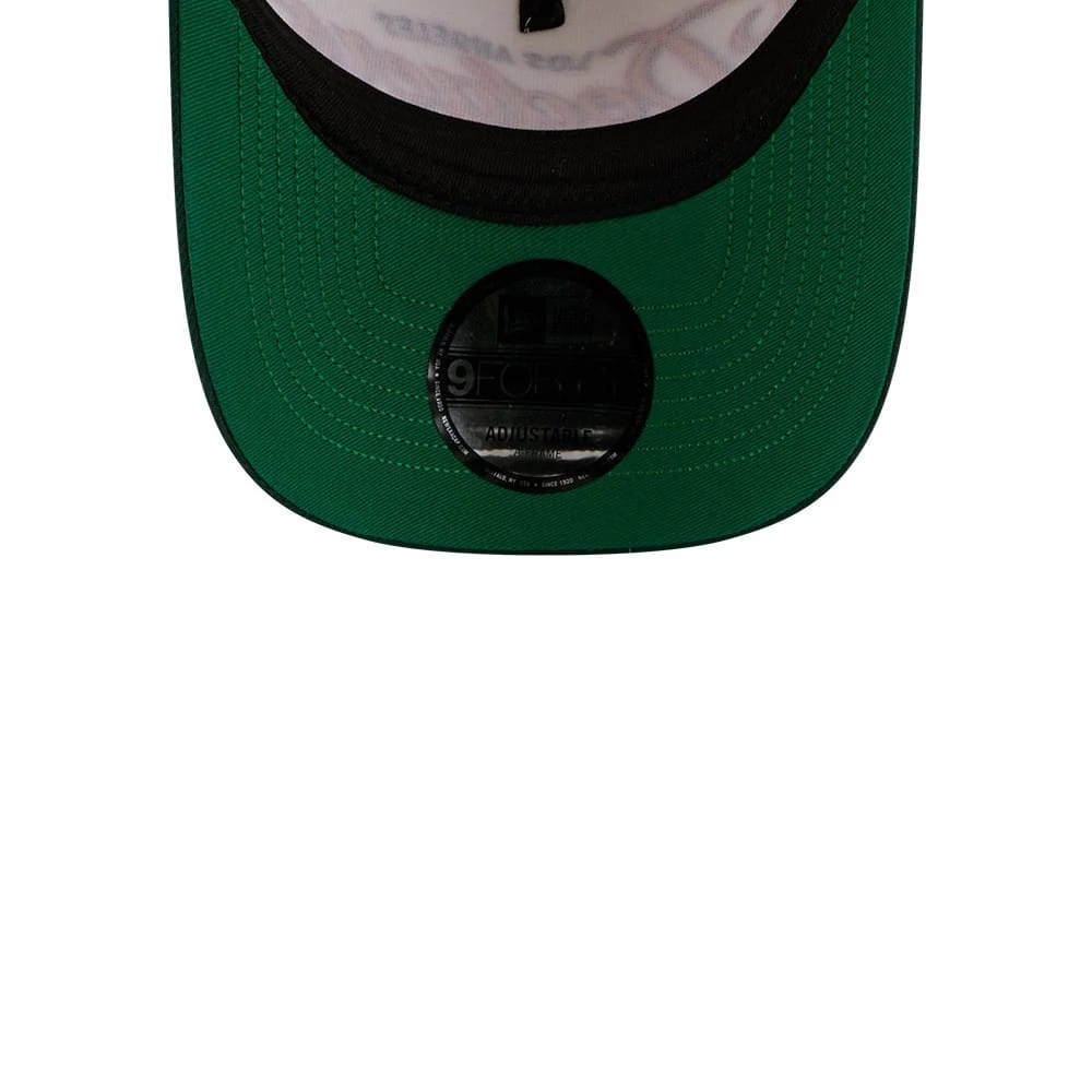 LA Dodgers MLB Cinco De Mayo Cream & Green 9FORTY A-Frame Adjustable Cap