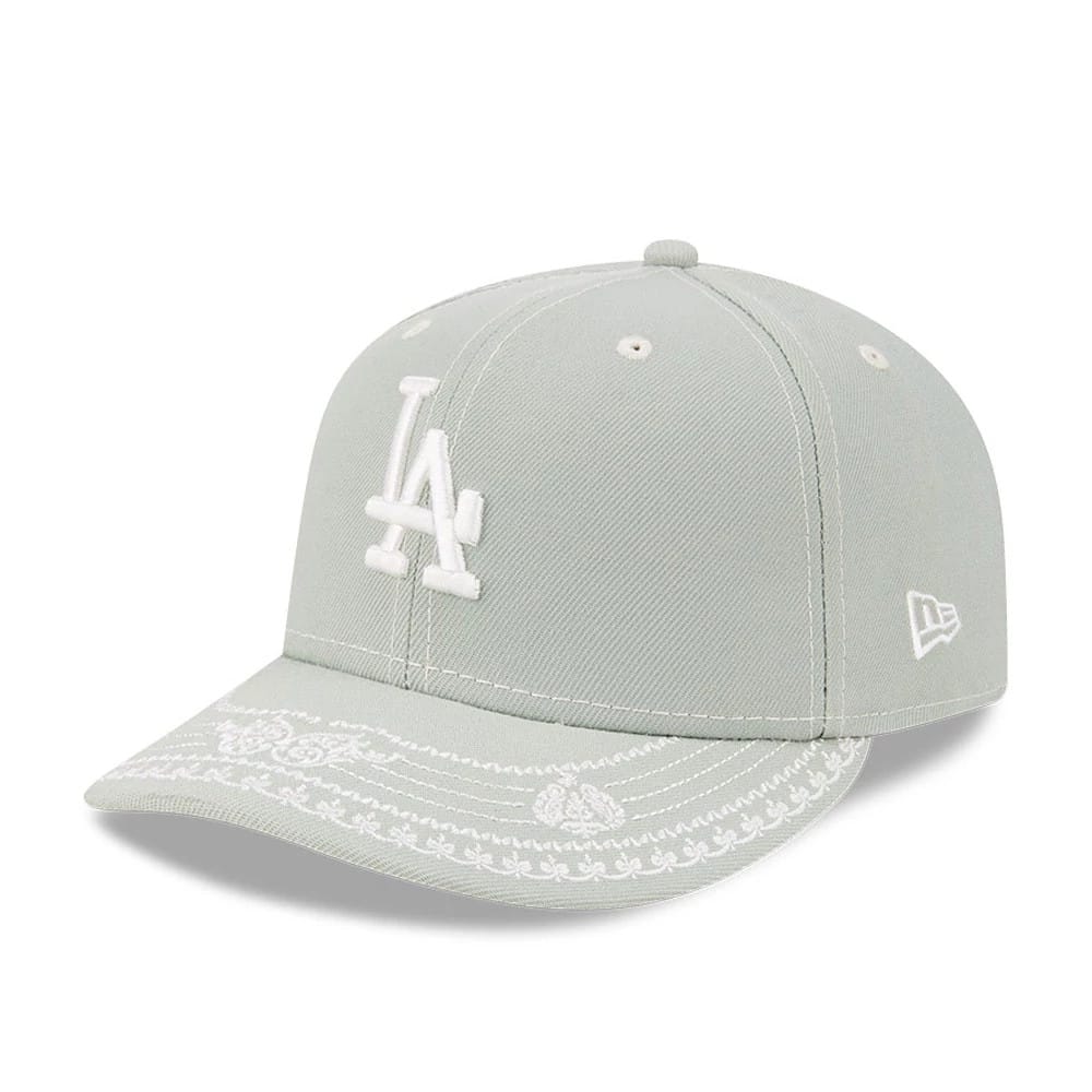 LA Dodgers MLB Fathers Day Pastel Green 59FIFTY Fitted Cap