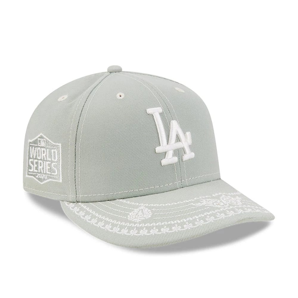 LA Dodgers MLB Fathers Day Pastel Green 59FIFTY Fitted Cap