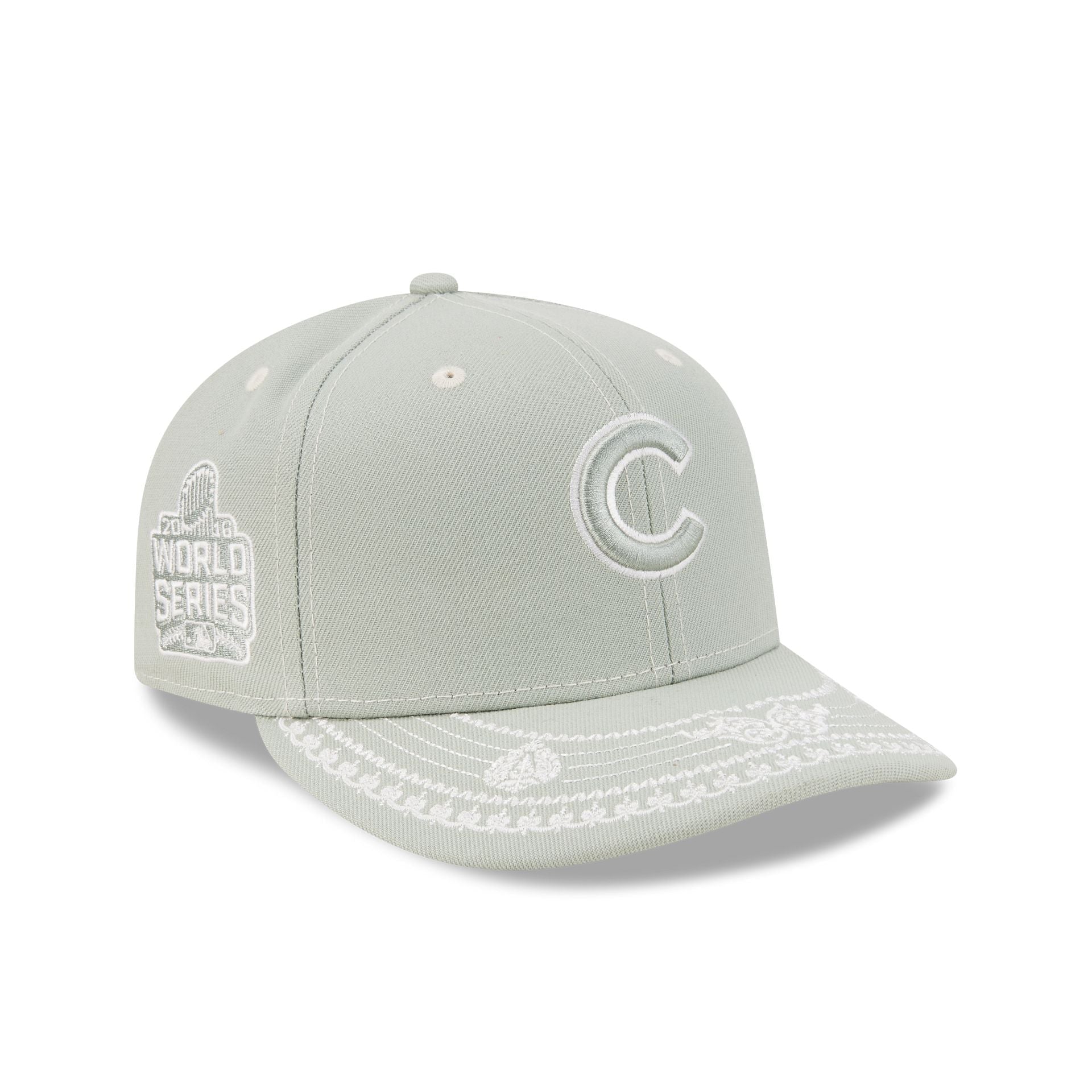 Chicago Cubs Everest Green Stitched 59FIFTY Fitted Hat