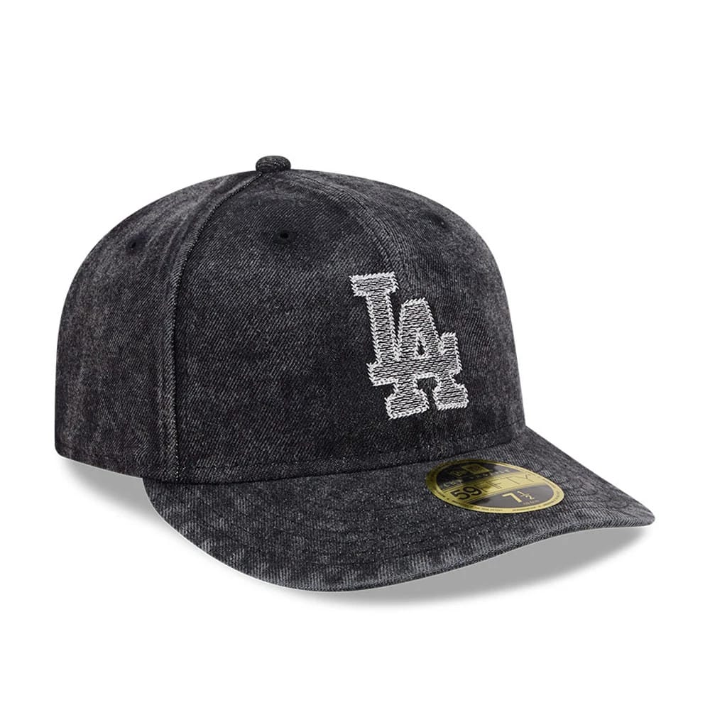 LA Dodgers MLB 59FIFTY Day Black Low Profile 59FIFTY Fitted Cap