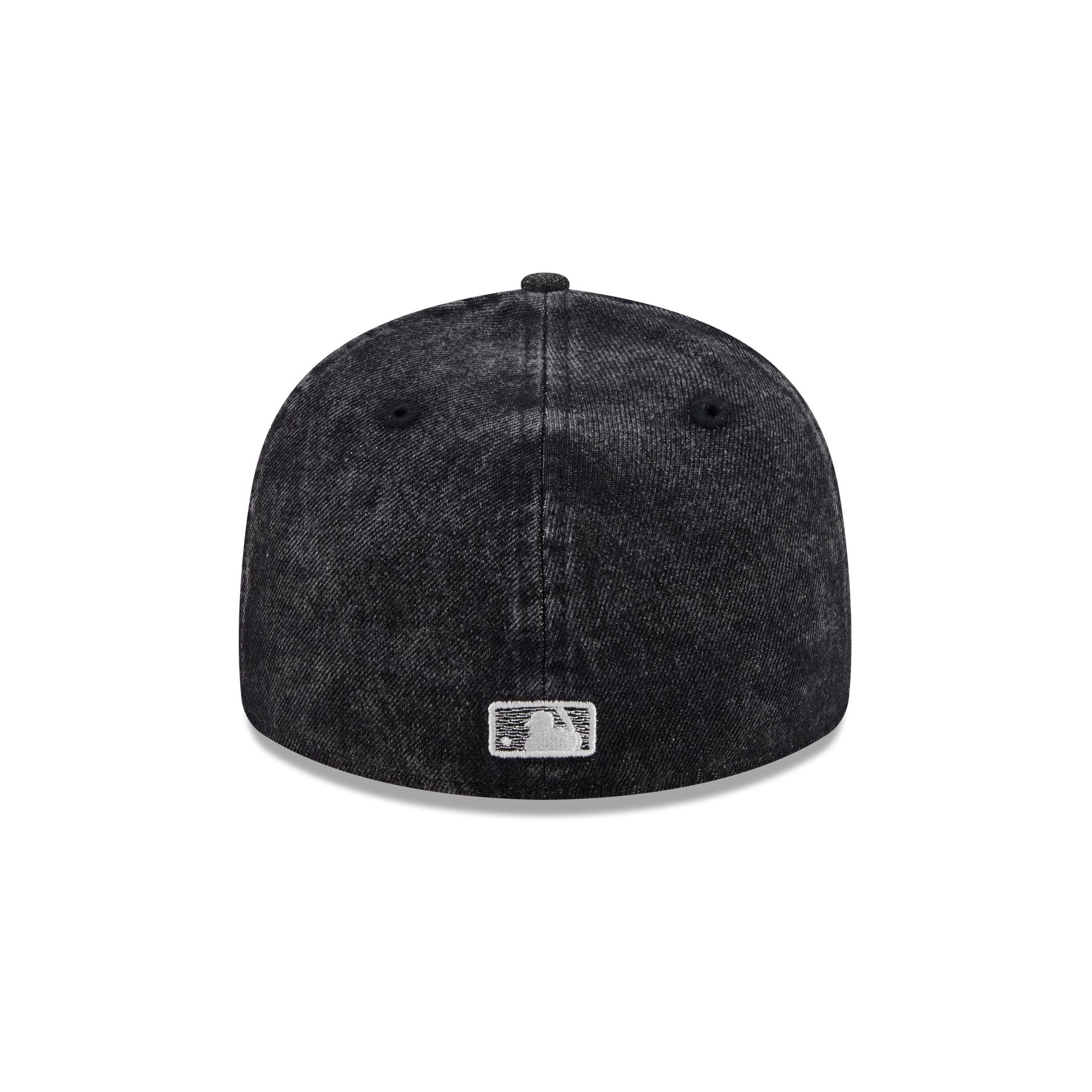 Los Angeles Dodgers Black Denim Low Profile 59FIFTY Fitted Hat