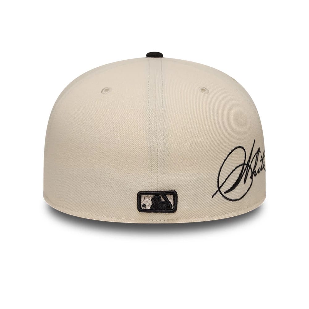 Chicago White Sox MLB Side Script Cream & Black 59FIFTY Fitted Cap
